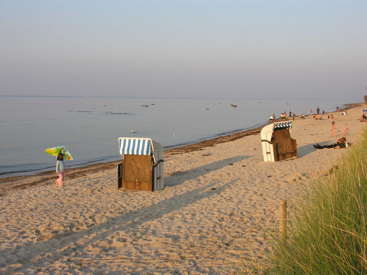 Abendstimmung am Strand der Insel Poel